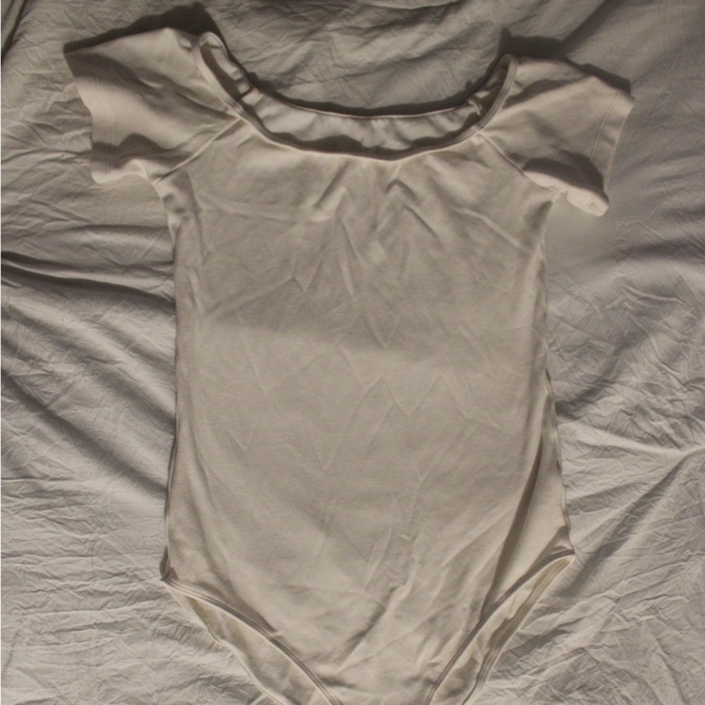 Cream Off the Shoulder Bodysuit